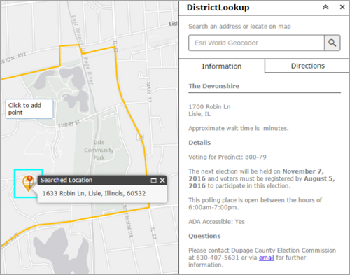 Information about the district Information about the district